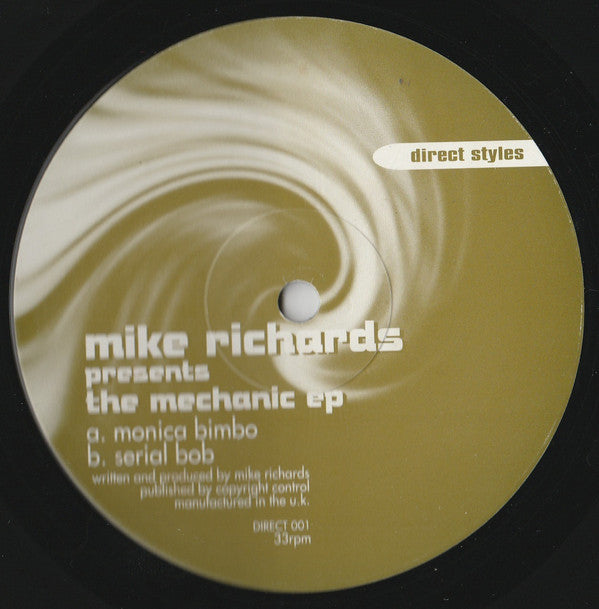 Mike Richards : The Mechanic EP (12", EP)