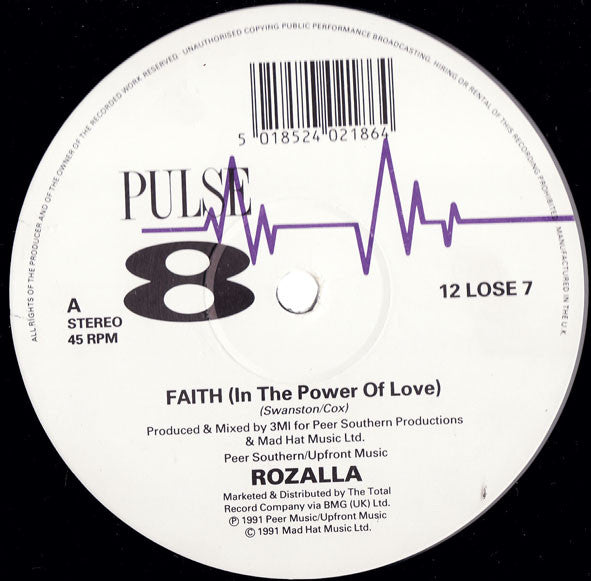 Rozalla : Faith (In The Power Of Love) (12")
