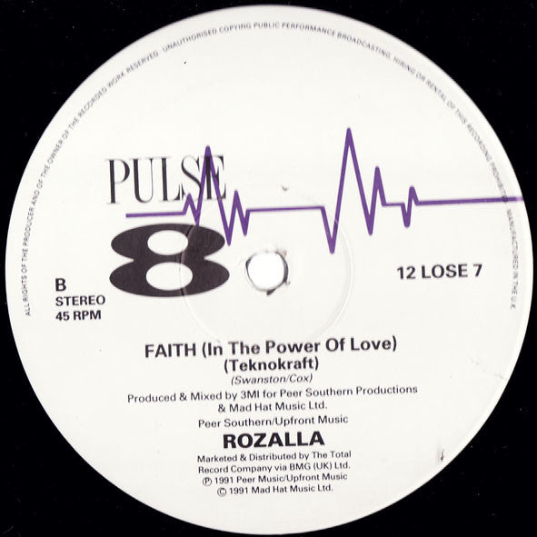 Rozalla : Faith (In The Power Of Love) (12")