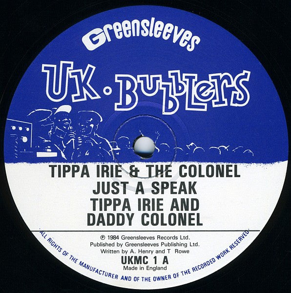 Tippa Irie / Daddy Colonel : Just A Speak (12")