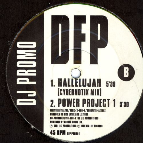 DFP : Hallelujah (12", Promo)