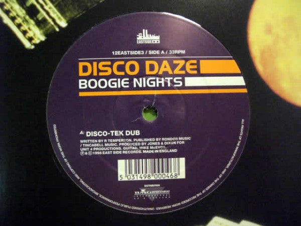 Disco Daze : Boogie Nights (12")