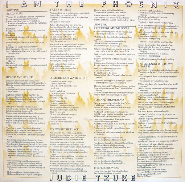 Judie Tzuke : I Am The Phoenix (LP, Album)