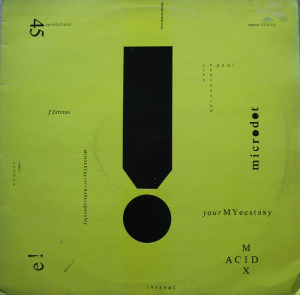 Microdot : Your My Ecstasy (12")