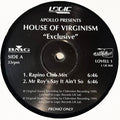 Apollo (4) Presents House Of Virginism : Exclusive (12", Promo)