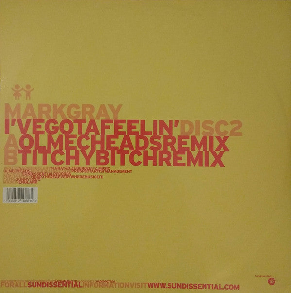 Mark Gray : I've Got A Feelin' (Disc 2) (12")