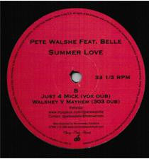 Pete Walshe Featuring Belle Erskine : Summer Love (12")