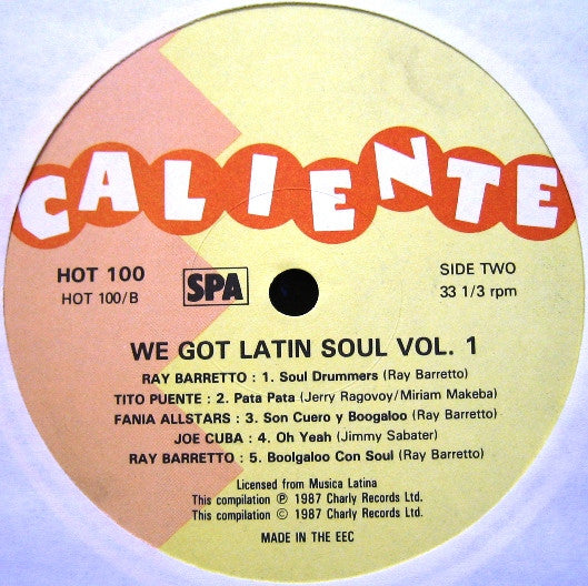Various : We Got Latin Soul Vol. 1 (LP, Comp)