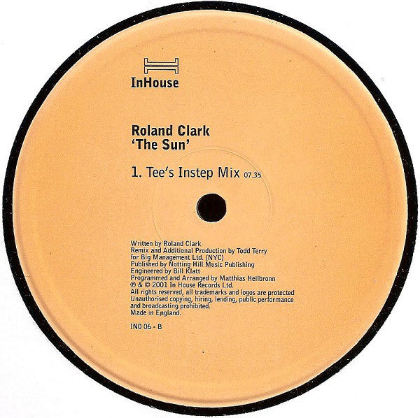 Roland Clark : The Sun (12")