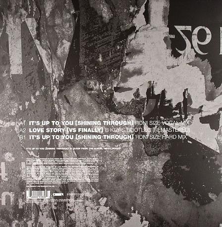 Layo & Bushwacka! : It's Up To You [Shining Through] (12", Single)