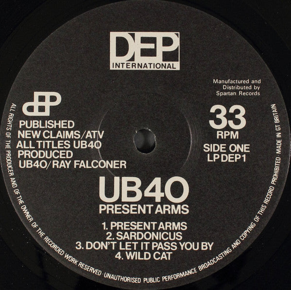 UB40 : Present Arms (LP, Album, Spa + 12")