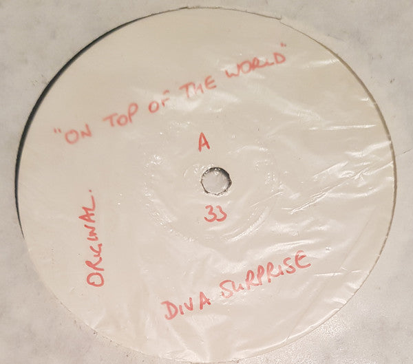Diva Surprise : On The Top Of The World (12", W/Lbl)