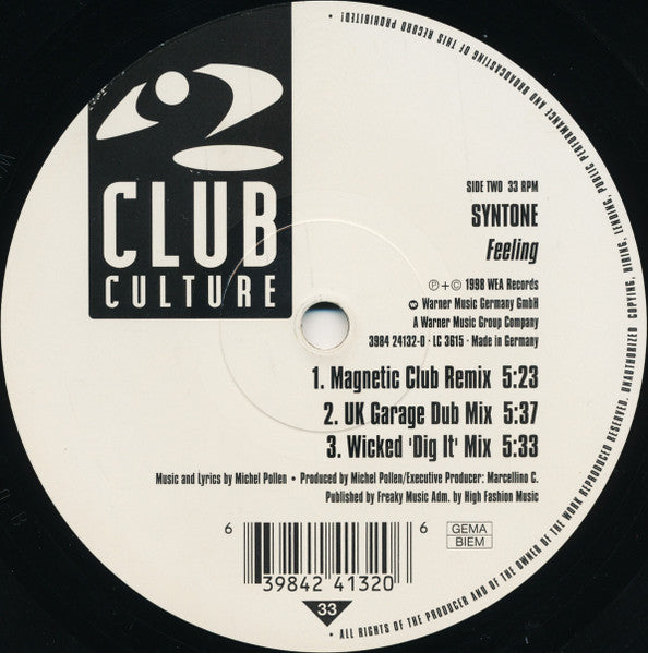 Syntone : Feeling (12")