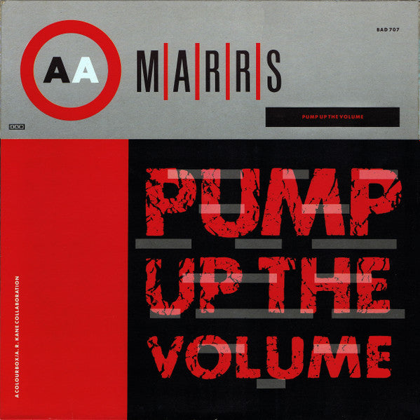 M|A|R|R|S : Pump Up The Volume (12", Single, Col)