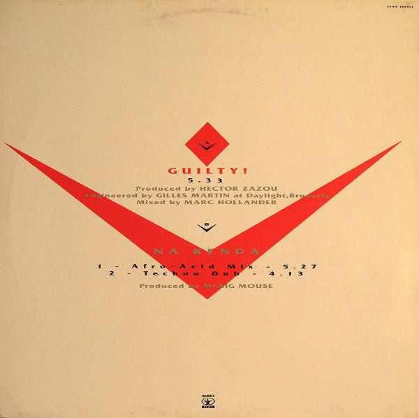 Zazou Bikaye : Guilty ! (12")