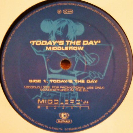Middlerow : Today's The Day (12", Promo)