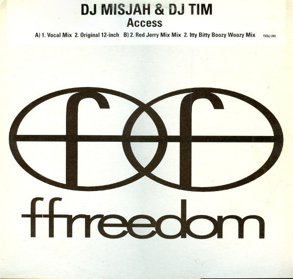 DJ Misjah & DJ Tim : Access (12", Promo)