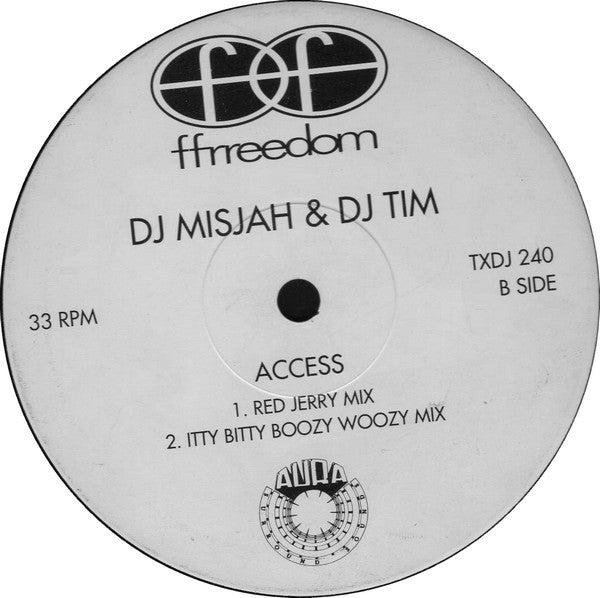 DJ Misjah & DJ Tim : Access (12", Promo)