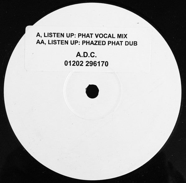 Alliance DC : Listen Up (12", W/Lbl)
