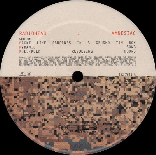 Radiohead : Amnesiac (2x10", Album, Gat)