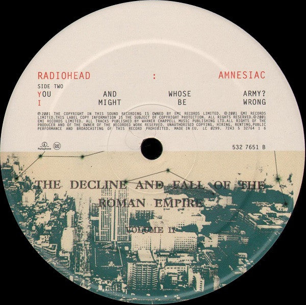 Radiohead : Amnesiac (2x10", Album, Gat)
