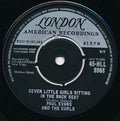Paul Evans And The Curls : Seven Little Girls Sitting In The Back Seat (7", Single)