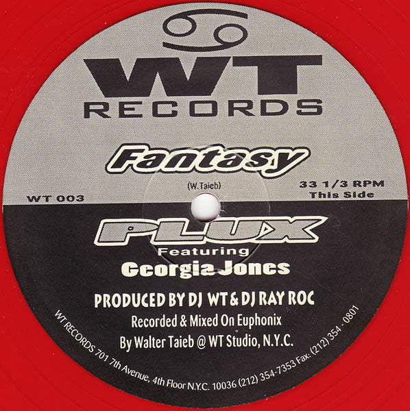 Plux Featuring Georgia Jones : Over & Over / Fantasy (12", Red)