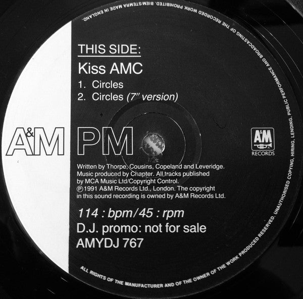 Kiss AMC : Circles (12", Promo)