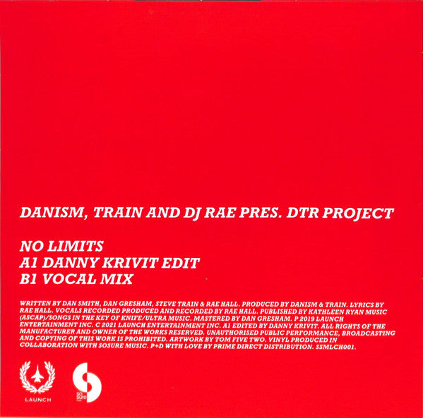 Danism, Train (12) And DJ Rae Pres. DTR Project : No Limits (12")