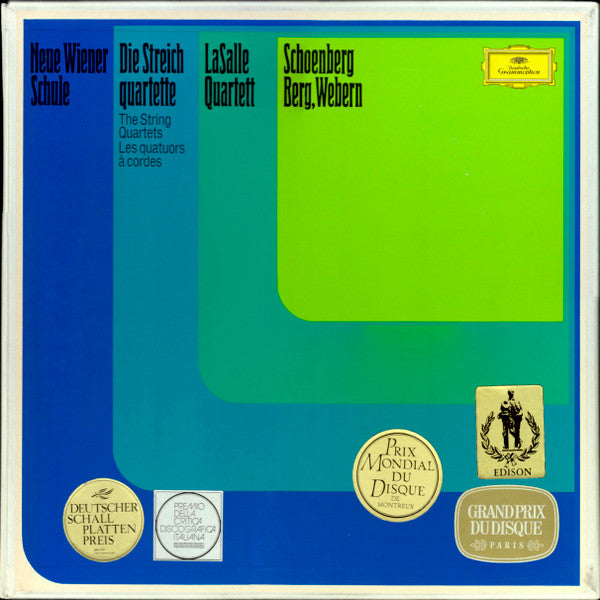 LaSalle Quartett*, Schoenberg*, Berg*, Webern* : Neue Wiener Schule - Die Streichquartette (5xLP, Album + Box, Album)