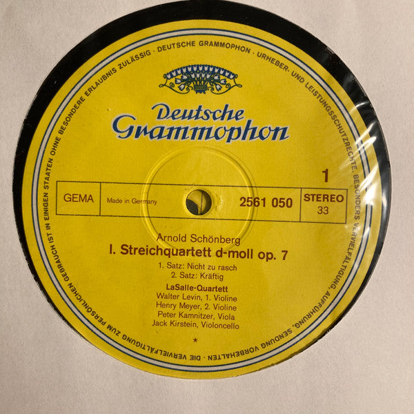 LaSalle Quartett*, Schoenberg*, Berg*, Webern* : Neue Wiener Schule - Die Streichquartette (5xLP, Album + Box, Album)