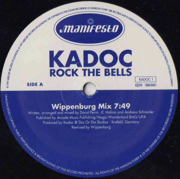 Kadoc : Rock The Bells (12", Promo)