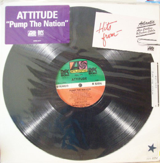 Attitude : Pump The Nation (12", Promo)
