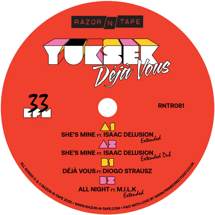 Yuksek : Deja Vous (12")