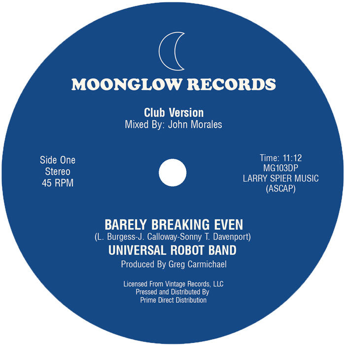 Universal Robot Band* : Barely Breaking Even (12", RSD, RE)