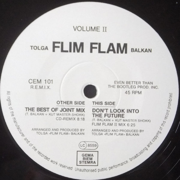 Tolga Flim Flam Balkan* : Volume II (12")