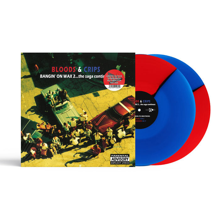Bloods & Crips : Bangin’ On Wax 2…The Saga Continues  (2xLP, RSD, Ltd, Blu)