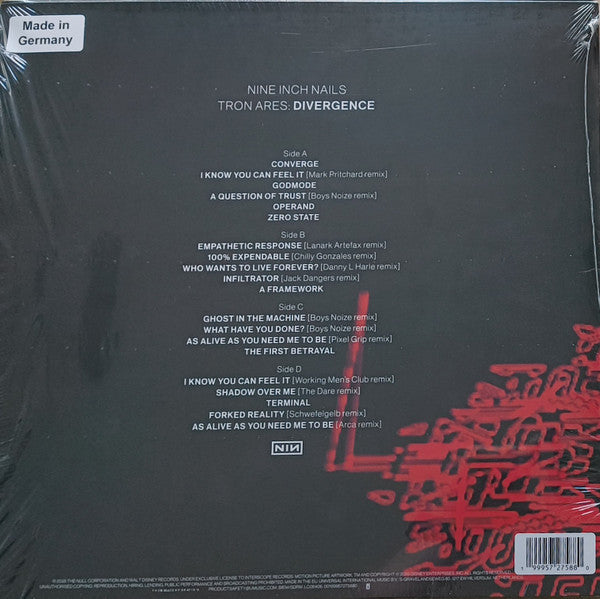 Nine Inch Nails : Tron Ares: Divergence (2xLP, 180)