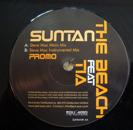 The Beach Feat. Tia (3) : Suntan (12", Promo)