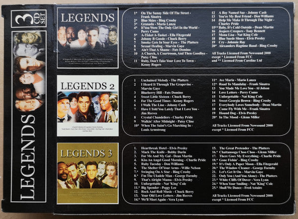 Various : Legends (3xCD, Comp + Box)