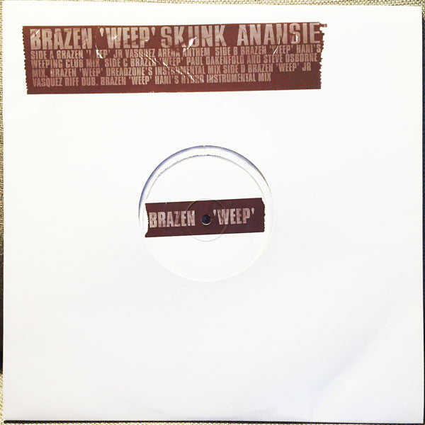Skunk Anansie : Brazen 'Weep' (2x12", Promo)
