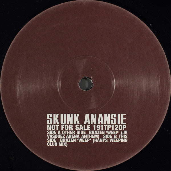 Skunk Anansie : Brazen 'Weep' (2x12", Promo)