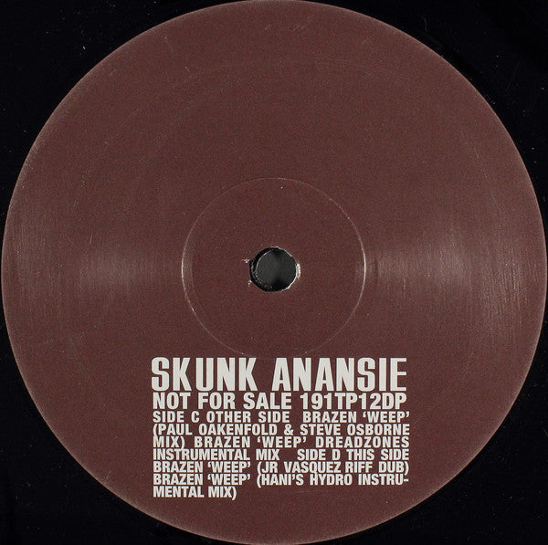 Skunk Anansie : Brazen 'Weep' (2x12", Promo)