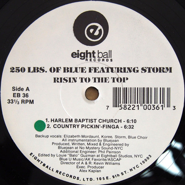 250 Lbs. Of Blue Featuring Coree Storm : Risin To The Top (12")