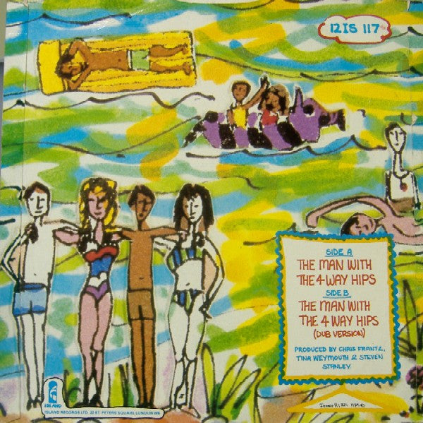 Tom Tom Club : The Man With The 4-Way Hips (12", Single)