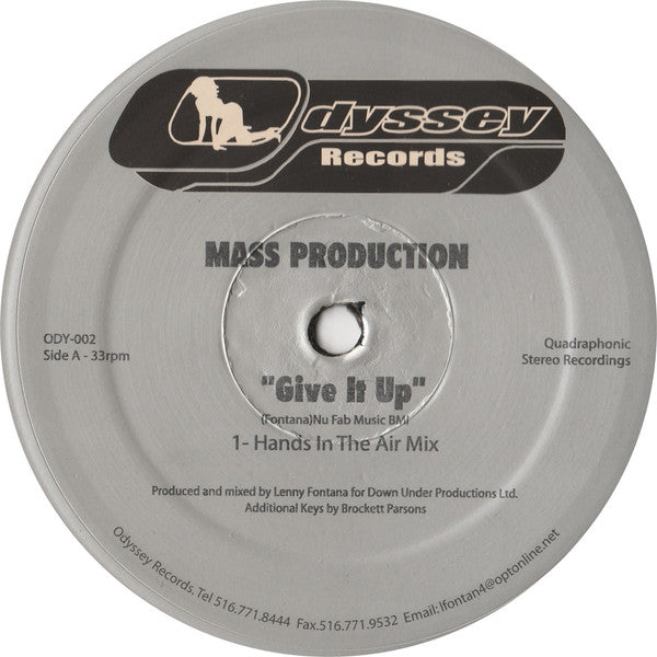 Mass Production (3) : Give It Up (12")