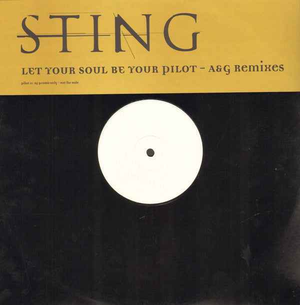Sting : Let Your Soul Be Your Pilot (A & G Remixes) (12", Promo, W/Lbl)