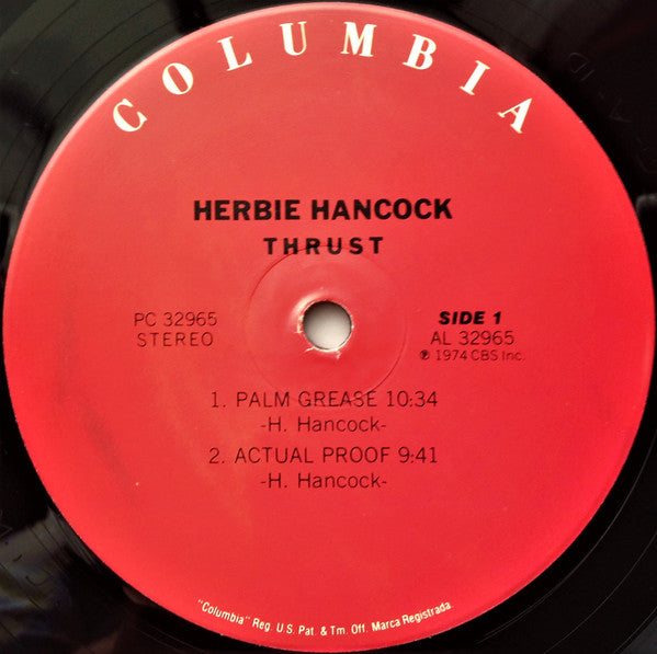Herbie Hancock : Thrust (LP, Album, RE)