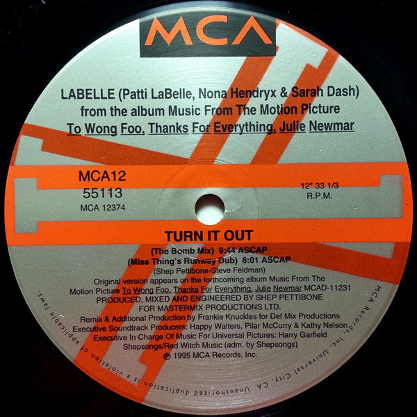 Labelle : Turn It Out (12")