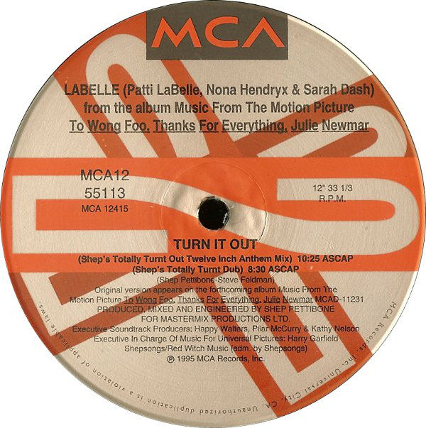 Labelle : Turn It Out (12")